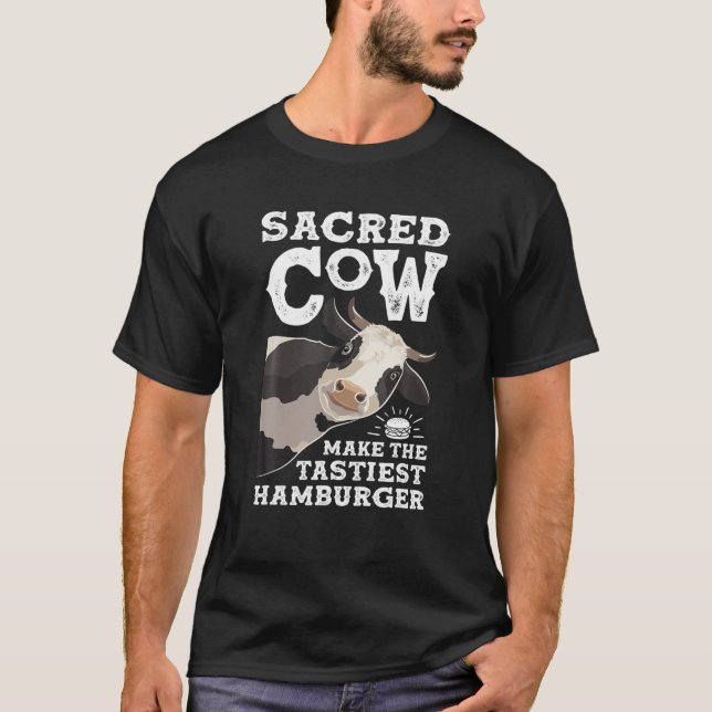 Heilige Kuh macht die zarteste Hamburger Kuh T-Shirt (Vorderseite)
