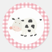 Heilige Kuh Pink Daisy Kuh Print Birthday Classic 