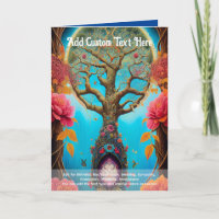 Heilige Kunst Mystischer Baum des Lebens spirituel