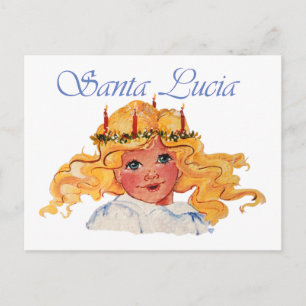 Heilige Lucia Feiertagspostkarte