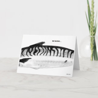 Heilige Mackerel Geburtstagskarte Karte
