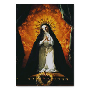 Heilige Margareta Maria Alacoque Tischnummer