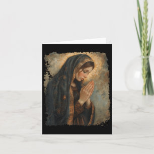 Heilige Maria betende Mutter Jesu Karte