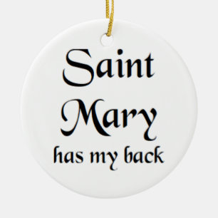 heilige Maria Keramik Ornament