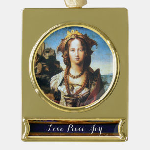 HEILIGE MARIA MAGDALENA Banner-Ornament GOLD
