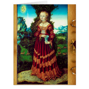 HEILIGE MARIA MAGDALENA ,Braunes Pergament