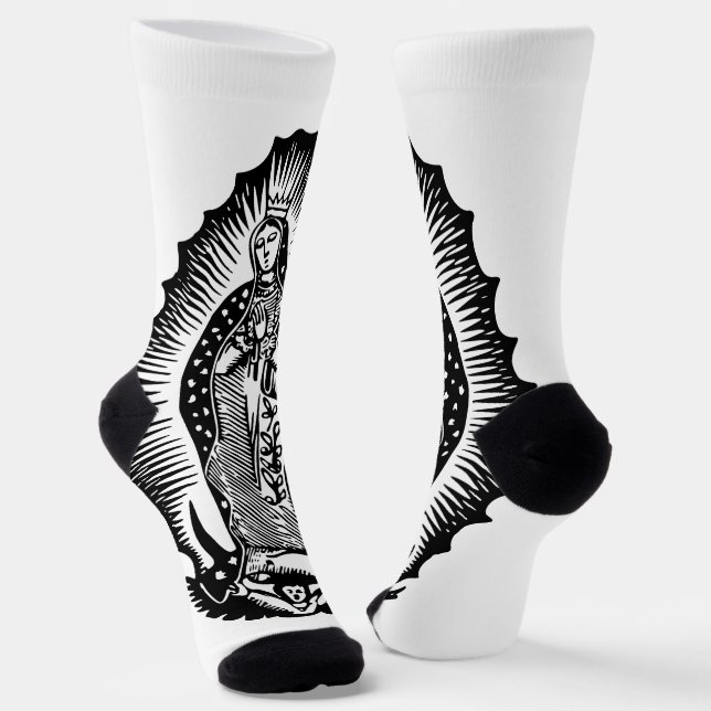 Heilige Maria Socken (Gewinkelt)