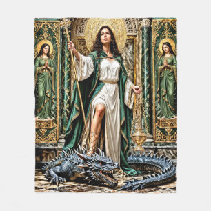 Heilige Martha die Herrscherin Fleecedecke