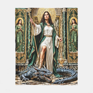 Heilige Martha die Herrscherin Fleecedecke