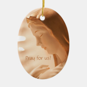 Heilige Mary Keramik Ornament