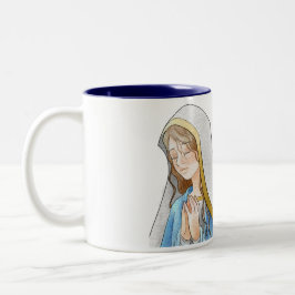 Heilige Mary Zweifarbige Tasse