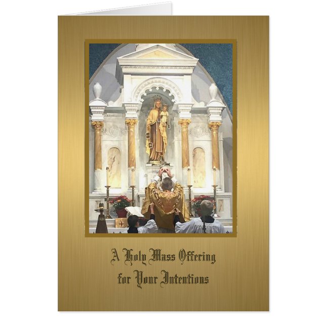 Heilige Masse bieten Monte Carmel Kenosha WI (Vorne)