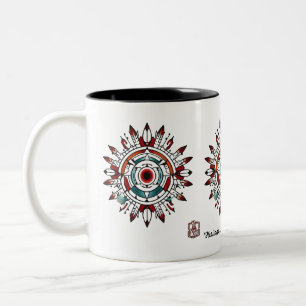 "Heilige Muster" Zweifarbige Tasse