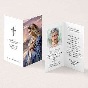 Heilige Mutter Beileids-heilige Karten-Marys   Visitenkarten