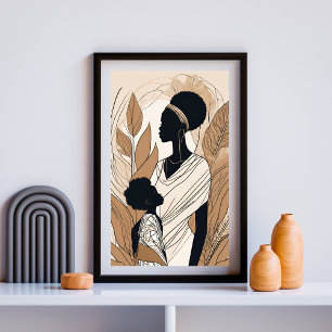 Heilige Mutter - die afrikanische Mutterschaft ann Poster