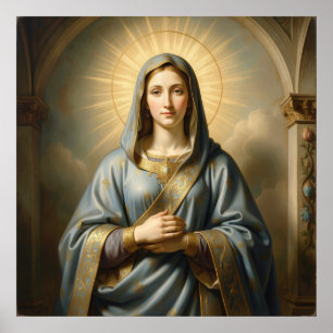 Heilige Mutter Gottes – Göttliche Liebe & Schutz´1 Poster