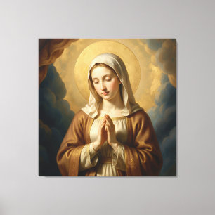 Heilige Mutter Gottes – Göttliche Liebe & Schutz´3 Leinwanddruck