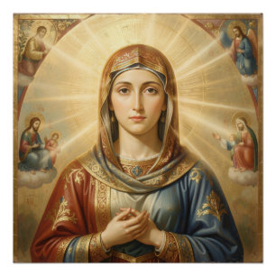 Heilige Mutter Gottes – Göttliche Liebe & Schutz´8 Poster