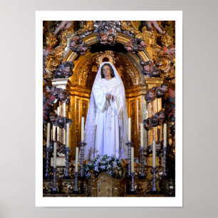 Heilige Mutter Maria Poster