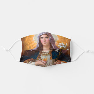 Heilige Mutter Maria Unbeflecktes Herz, St. Maria, Mund-Nasen-Maske Aus Stoff