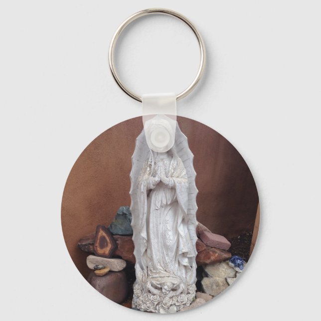 Heilige Mutter Mary Schlüsselanhänger (Vorderseite)