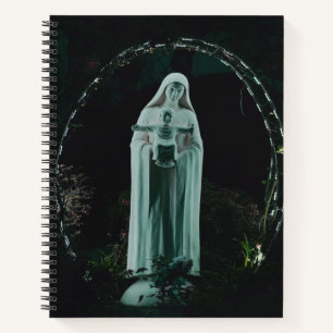 Heilige Mutter Mary und Baby Jesus Christlich Notizbuch
