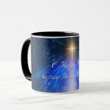 Heilige Nacht O - die Sterne glänzen hell Tasse