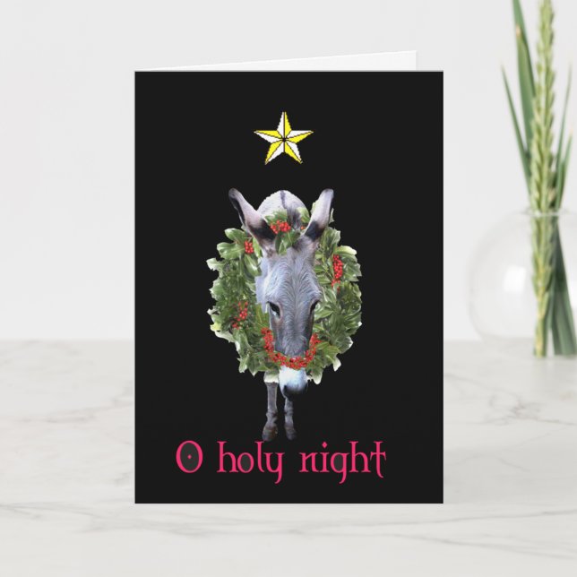 HEILIGE NACHT O FEIERTAGSKARTE (Vorderseite)