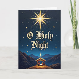 Heilige Nacht – Stern über Bethlehem Karte
