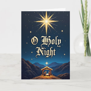 Heilige Nacht – Stern über Bethlehem Karte