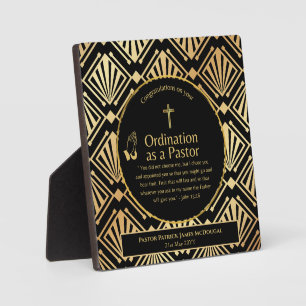 Heilige, neu ordinierte Pastor Bibel Verse Custom Fotoplatte