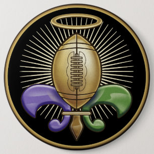 Heilige NOLA-Trophäe (P) Button