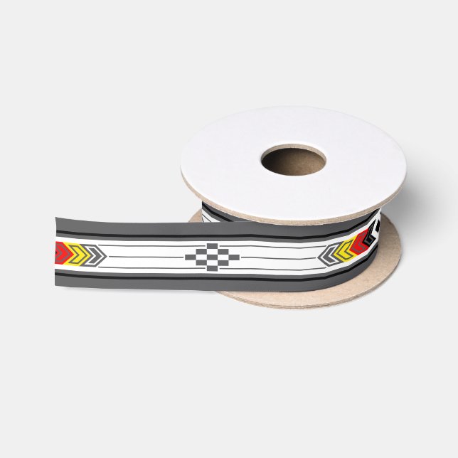 Heilige Orte (Schwarz) Satinband (Spule)