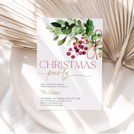 Heilige Party Einladung und Berries