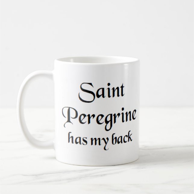 Heilige Peregrine Kaffeetasse (Links)