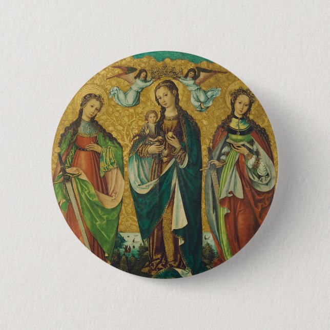 Heilige Perpetua und Felicity Button (Vorderseite)