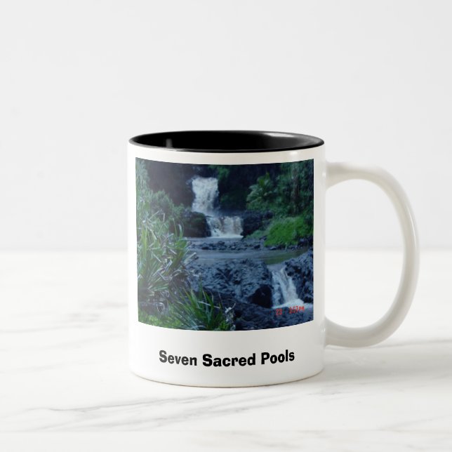 Heilige Pools, sieben heilige Pools, sieben Zweifarbige Tasse (Rechts)