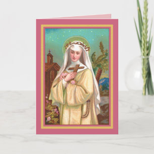 Heilige Rosa von Lima bei Nacht (M 024) Karte