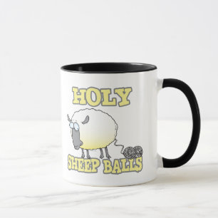 heilige Schafbälle lustiges entwirrendes Garne Sch Tasse