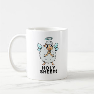 Heilige Schafe Lustiges Tier Wortspiel Kaffeetasse