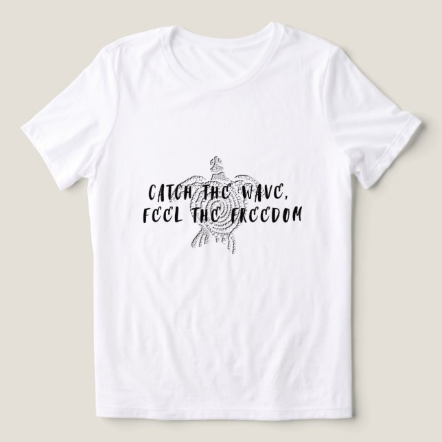 Heilige Schildkröte Tri-Blend Shirt (Design Vorderseite)
