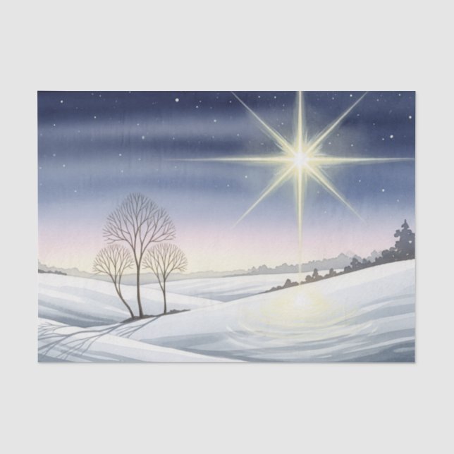 Heilige Schneezene Seidenpapier (Vorderseite)