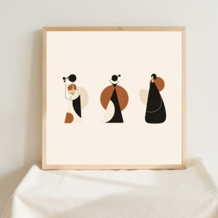 Heilige Silhouetten Poster
