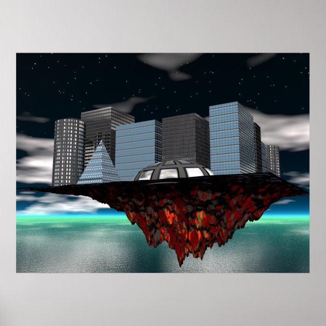 Heilige Stadt Poster (Vorne)