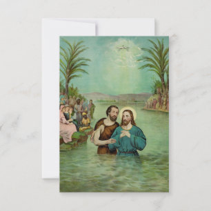 Heilige Taufe Jesu Heilige Karte   Vater Unser