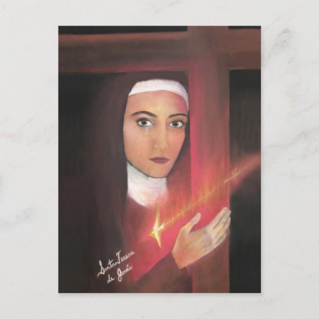 Heilige Teresa Jesu. Postkarte (Vorderseite)