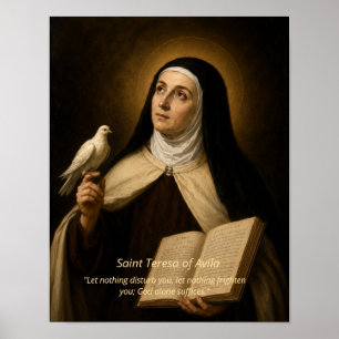 Heilige Teresa von Avila Kunstprint Poster