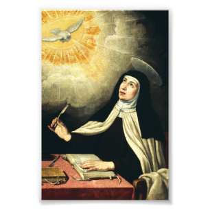 Heilige Teresa von Avila Mystikerin des Feuers Kun Fotodruck