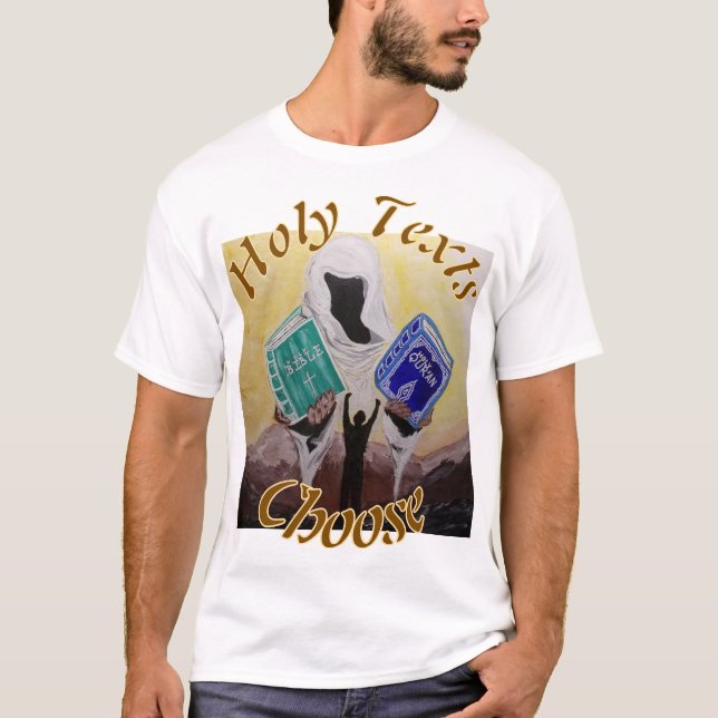 Heilige Texte T-Shirt (weiß) (Vorderseite)