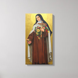 Heilige Therese des Kindes Jesus katholische Karme Leinwanddruck